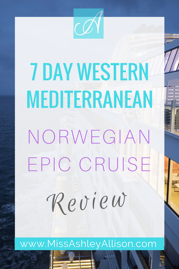 western mediterranean epic cruise review