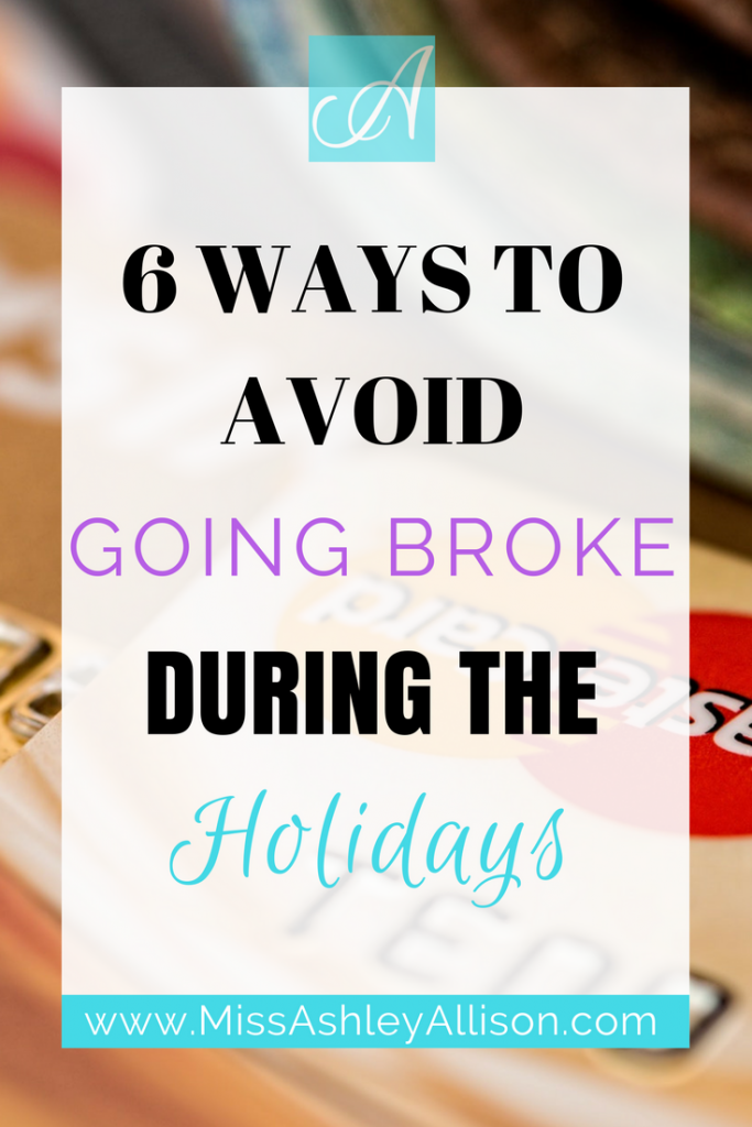 avoid going broke during holidays