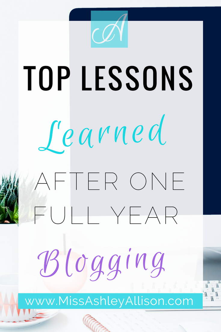one year blogging
