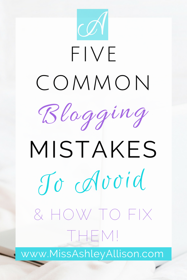 blogging mistakes to avoid