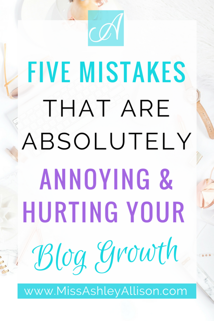 mistakes that are hurting your blog growth