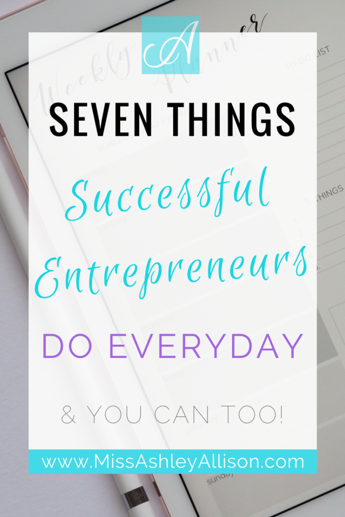 successful entrepreneur habits you should implement