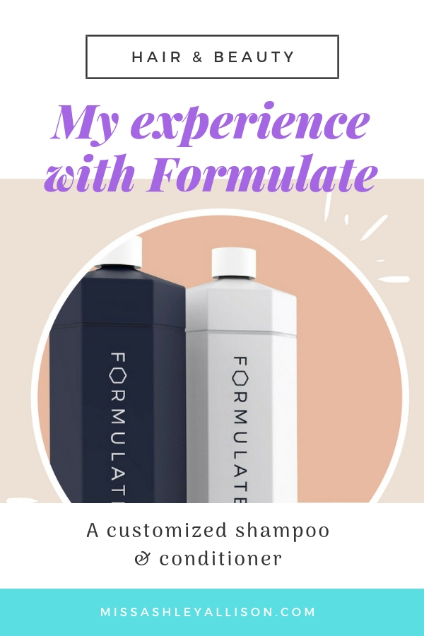 My experience with Formulate - customized shampoo and conditioner
