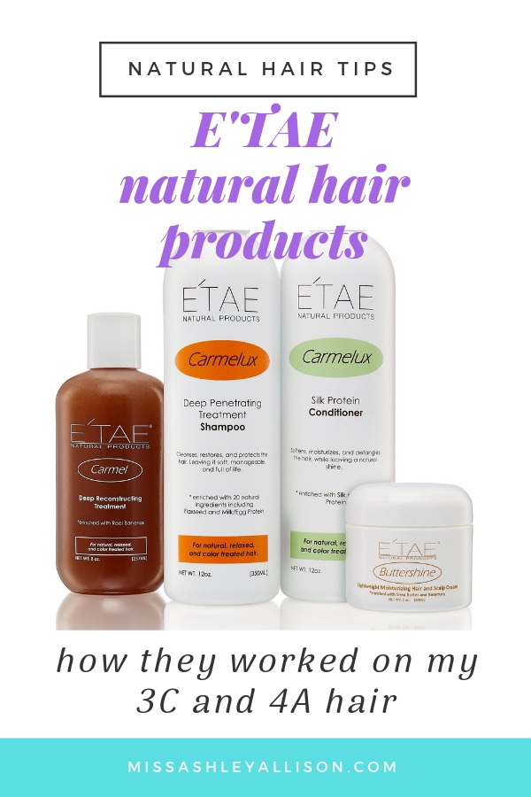 E'TAE Natural Hair Products: My First Impression & Review